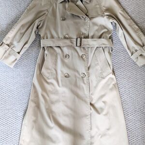 London Fog Light Tan Trench Coat